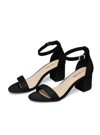 Black Block Heels