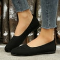 thumbnail image 1 of Summer Saving Clearance! Itsun Womens Dress Shoes Womens Solid Color Flats Shoes Lightweight Soft Sneakers Casual Shoe Black US Size 7, 1 of 4