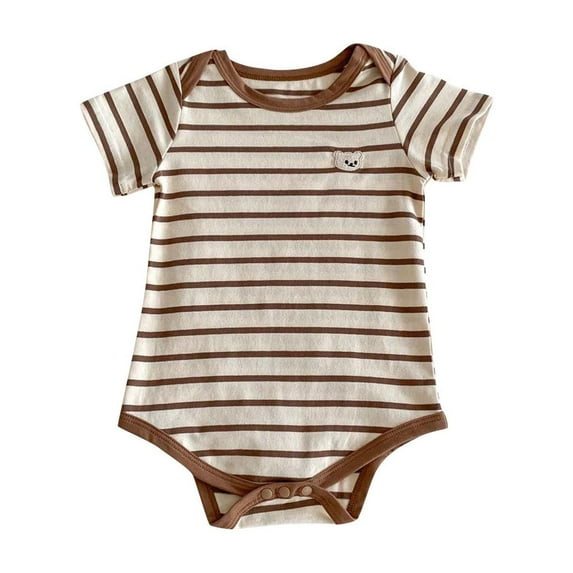 WRKEKC Baby Girl Casual Romper, Toddler Girl Summer Jumpsuit, Baby Spring Onesie Newborn Crawling Clothes Flutter Sleeve Thin Bag Fart Clothes