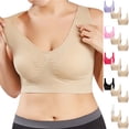 thumbnail image 1 of WRKEKC Wireless Bras for Women, Womens No Underwire Bras, Womens Sports Bras Women Color Plus Size-Thin Large Bra Sports Bra Full Bra Cup, 1 of 6