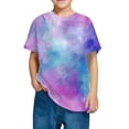 thumbnail image 1 of WRKEKC Casual Shirts for Girls, Girls Summer T-Shirts, 3-10 Years Children's Easter Cute Printed Casual Short Sleeve Cotton Top, 1 of 4