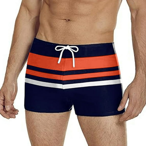 Summer Saving! WRKEKC Swim Shorts Men,Men Casual High Stretch Swim High Elasticity and Softness Shorts Swimming Pants