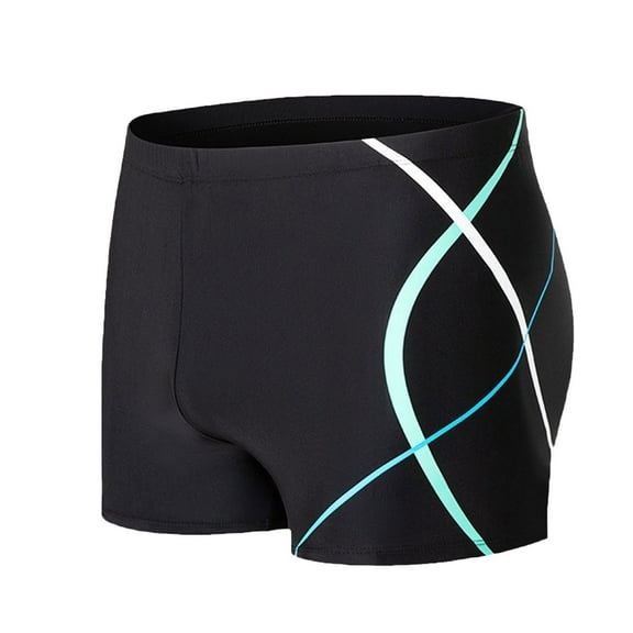 Summer Saving! WRKEKC Swimming Trunks for Men,Men Casual Line Print High Stretch Swim High Elasticity and Softness Shorts Swimming Pants