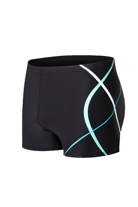 Summer Saving! WRKEKC Swimming Trunks for Men,Men Casual Line Print High Stretch Swim High Elasticity and Softness Shorts Swimming Pants