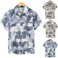 thumbnail image 1 of Summer Saving!Father Day Sale Deals!YANHAIGONG Hawaiian Shirt for Men,Flower Beach Shirts for Men,Casual Tropical Shirts Short Sleeve Floral Casual Button Down Turndown Collar Summer Hawaiian Shirt, 1 of 4
