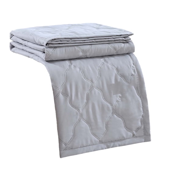 Summer Saving! Jubipavy Skin-friendly Plain Printed Washed Cotton Summer Quilt Ventilation Quilt Reversible Side Lightweight Blanket