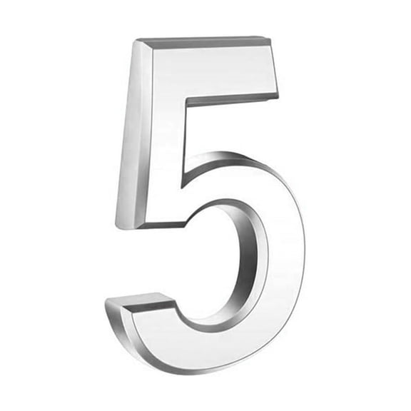 Summer Saving Kezqiaxn Metal House Number 3 Inch Silve Modern House Numbers Mailbox Numbers 0-9 Self-Adhesive Street Door Home Address Metal Numbers For Outside Or Inside Signs Easy Install Silver