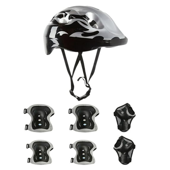 Summer Saving!Kids Boys and Girls Protective Gear Bike Set, Adjustable Outdoor Sports Safety Equipment, 7pcs Child Helmet Knee Elbow Pads Wrist Guards for Roller Scooter Skateboard Bicycle