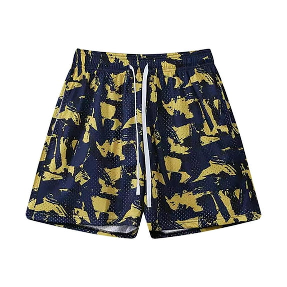 Summer Men's Summer Beach Shorts,Mens Camo Graphic Shorts,Mens Graphic Shorts Drawstring Casual Streetwear Cool Basketball Shorts Running Workout Shorts with Pockets Bermuda Shorts for Men