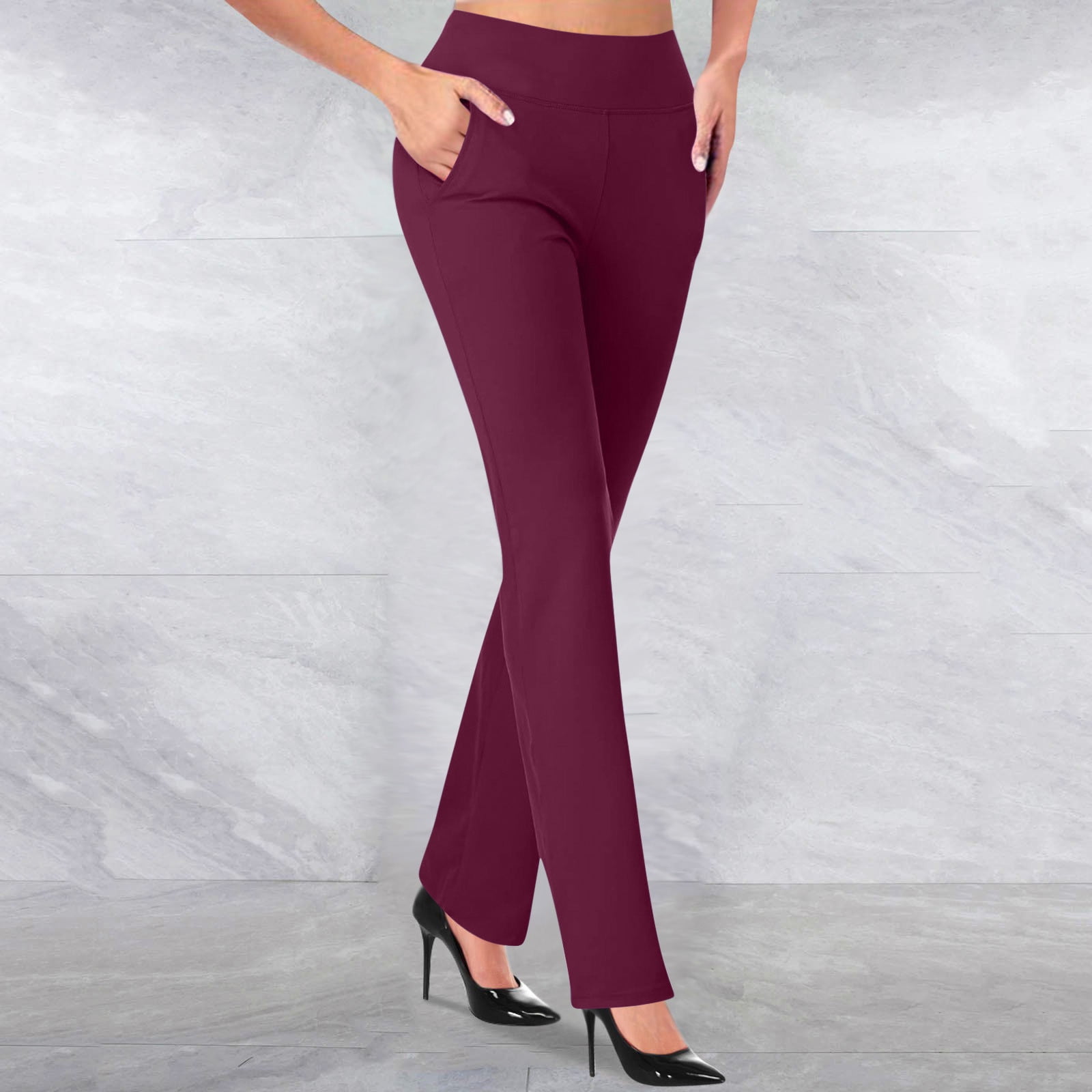 Ladies pull on dress pants best sale