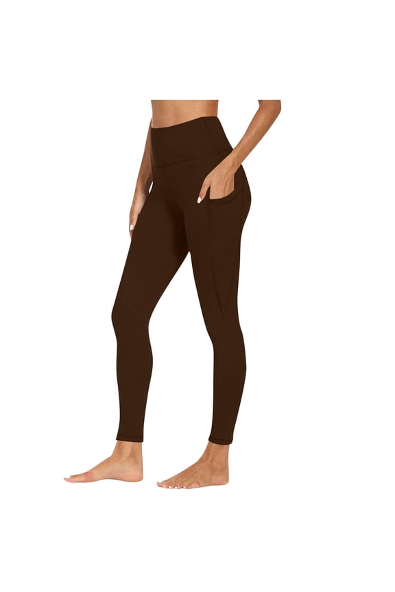 Womens Leggings Workout Athletic Gym Sports Running Yoga Leggings with Pockets
