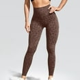 thumbnail image 1 of Summer Saving Wycnly Yoga Pants for Women Womens Yoga Leggings Sexy Leopard Print Slim Stretchy Workout Sports Pants Fashion High Waist Lightweight Fitness Gym Legging Pants Under $5, 1 of 7