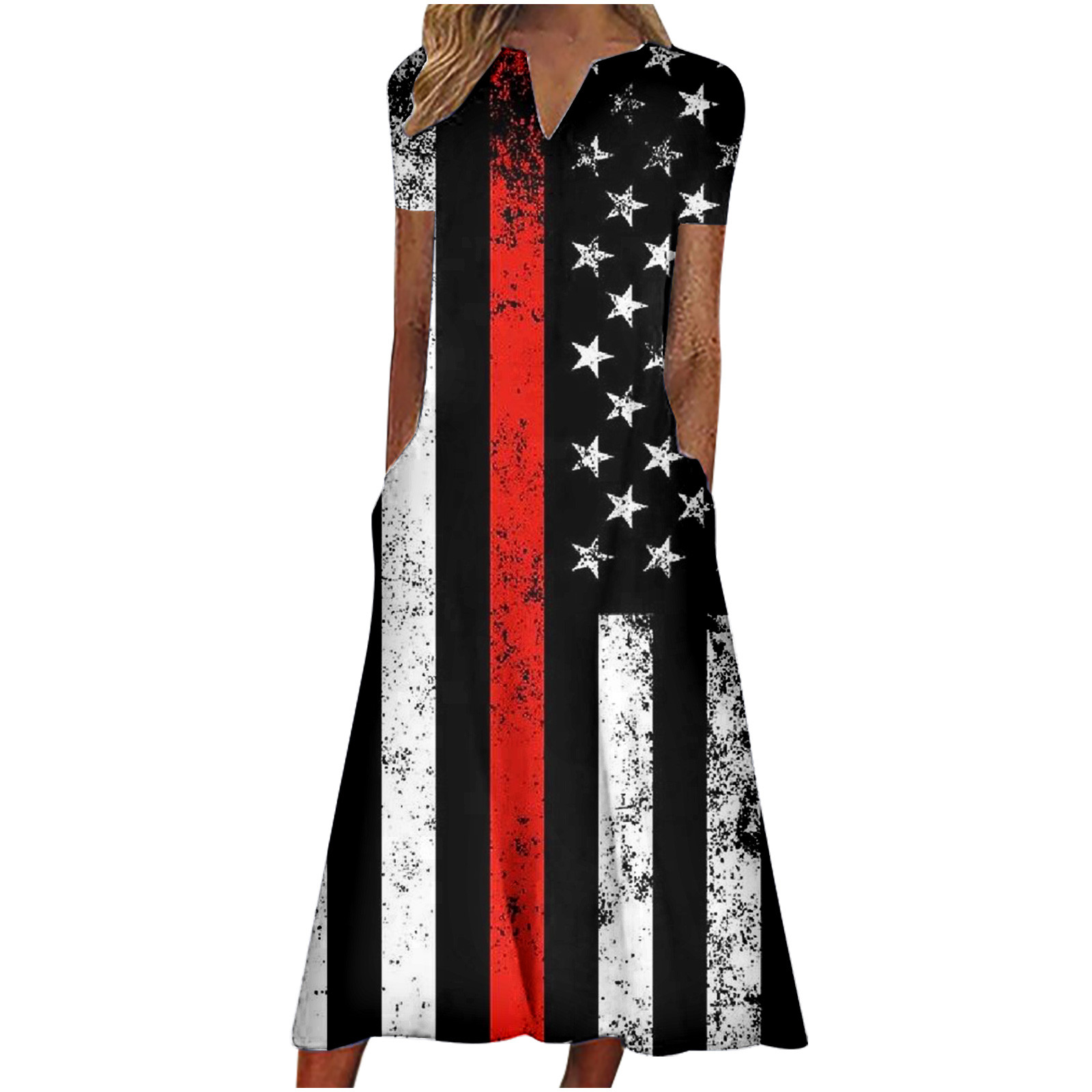 Summer Saving Wycnly Summer Dresses for Women 4th of July Fashion ...