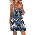 thumbnail image 1 of Summer Saving Wycnly Jumpsuits for Women Dressy Loose Wide Leg Spaghtti Strap Baggy Short Jumpsuits with Pocket Summer Crewneck Sleeveless Leopard Print Mini Trendy Rompers Navy xl, 1 of 4