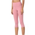 thumbnail image 1 of Wycnly on Sale Yoga Pants for Women Womens Yoga Legging Pants High Waist Stretchy Lightweight Workout Sports Capris Pants Slim Fit Fashion Exercise Gym Cropped Pants, 1 of 3