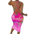 thumbnail image 1 of Summer Saving Wycnly Summer Dresses for Women Sexy Back Hollowed Strap Bodycon Night Party Club Dresses 2024 Casual Sleeveless Scoop Neck Tie-Dye Midi Dress Hot Pink m, 1 of 6