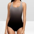 thumbnail image 1 of Summer Saving pimelu Bathing Suit for Women Tankini Swimsuits for Women One Piece Swimsuit Modest Swimsuit Hawaiian Beach Gradient Print Plus Size Tummy Control Swimsuits Bathing Suit for Women, 1 of 6