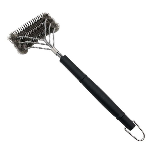 Anckoeil Stainless Steel Barbecue Brush Steel Wire Brush Grill Grill Rack Cleaning Barbecue Cleaning Brush Outdoor Tools
