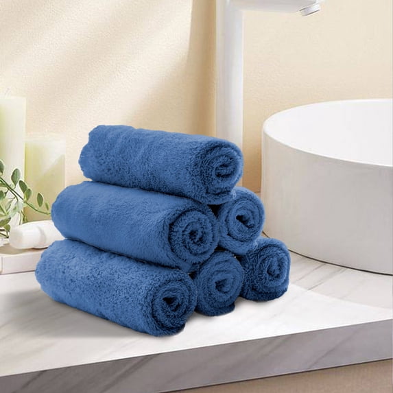Summer Savings 2025! PRETXORVE Hand Towels, Bathroom Hand Towels, 50 Pcs Bath Towels Set for Bathroom Cotton Thick Soft Absorbent Towel Set of 50 Household Wash Face Gift Towel