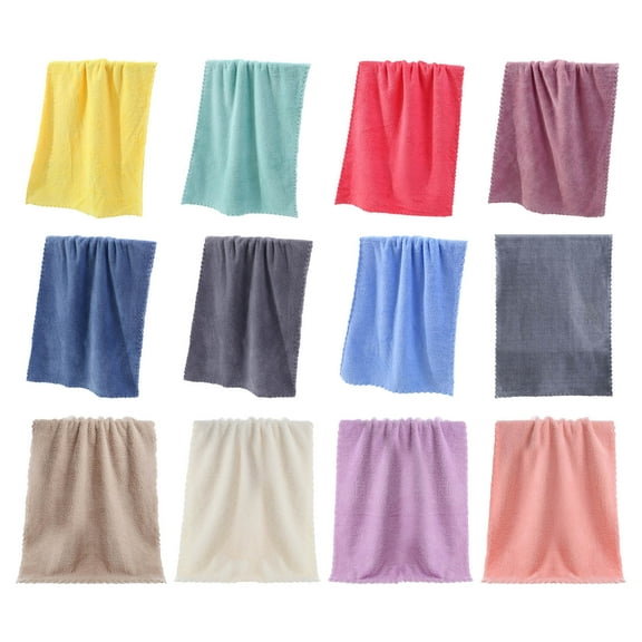 Summer Savings 2025! PRETXORVE Hand Towels, Bathroom Hand Towels, Bath Towel Bathroom Set Deluxe Bath Towel Soft Cotton Towel Set High Absorbent Towel Includes Towel 13.5X29.5 In