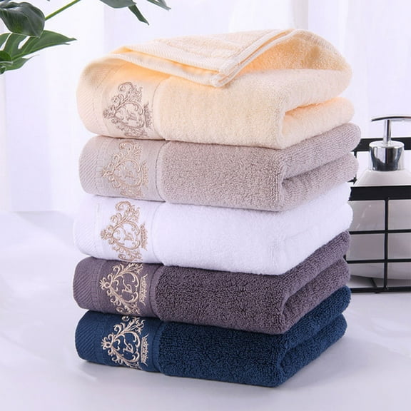 Summer Savings 2025! PRETXORVE Hand Towels, Bathroom Hand Towels, Towel Cotton Cotton Thickened Face Towel Soft Absorbent Cotton Towel Companion Gift