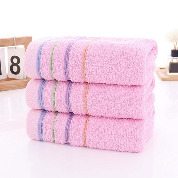 Summer Savings 2025! PRETXORVE Hand Towels, Bathroom Hand Towels, Towel Cotton Spun Highly Absorbent and Softs Feel Washcloths for Bathroom Spa Gym and Face Towel