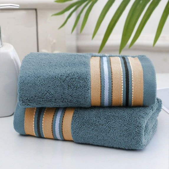 Summer Savings 2025! PRETXORVE Hand Towels, Bathroom Hand Towels, Towel Thickened Soft Absorbent Plain Color Household Wash Face Gift Towel