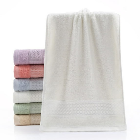 Summer Savings 2025! PRETXORVE Hand Towels, Bathroom Hand Towels, Towel Thickened Soft Absorbent Plain Color Household Wash Face Gift Towel