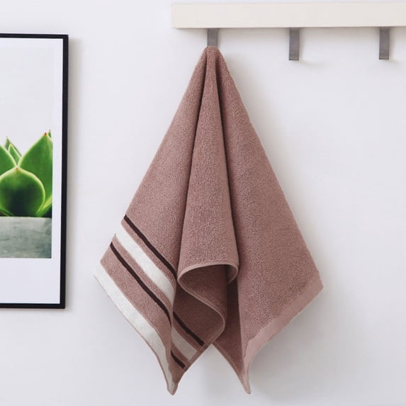 Summer Savings 2025! PRETXORVE Hand Towels, Bathroom Hand Towels, Towel Thickened Soft Absorbent Plain Color Household Wash Face Gift Towel