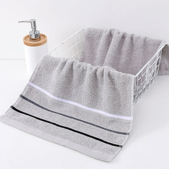 Summer Savings 2025! PRETXORVE Hand Towels, Bathroom Hand Towels, Towel Thickened Soft Absorbent Plain Color Household Wash Face Gift Towel