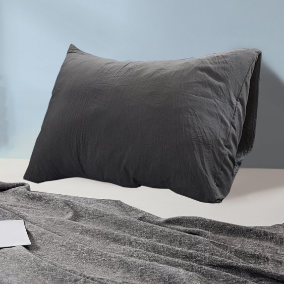 Summer Savings 2025! PRETXORVE Pillowcases, Pillowcase Without Printing Solid Color Washed Cotton Pillowcase Bedding Concise Style Coreless Pillowcase