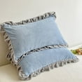 thumbnail image 1 of Summer Savings 2025! PRETXORVE Pillowcases, Ruffle Fall and Winter Thickened Milk Flannel Pillowcase Warm Pillowcase, 1 of 6