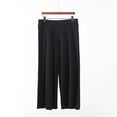 thumbnail image 1 of TMOYZQ Capri Pants for Women Modal Casual Loose Wide Leg Yoga Pants Tummy Control High Waisted Athletic Pants Soft Cozy Pjm Lounge Pants, 1 of 3