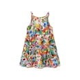 thumbnail image 1 of Agkizg Summer Girls Dresses,Toddler Girls Casual Sundress,Children's Summer Cotton and Silk Camisole Dress for Girls On Beach Vacation Floral Dress Loose Fitting Flowy Beach Dress, 1 of 3