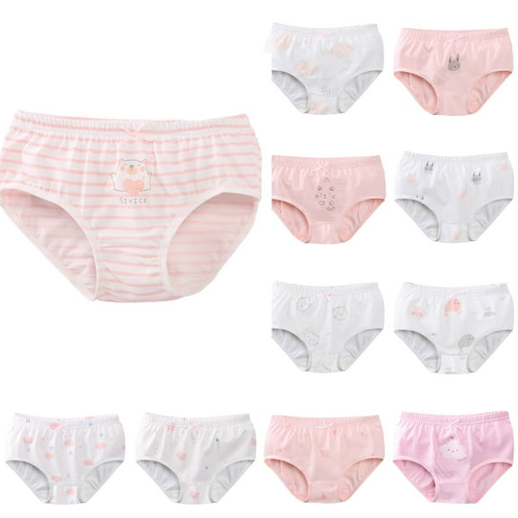 Ahuyic Girls Panties Girls Boys Underwear Triangular Briefs Everyday Breathable Comfortable for Big Girls 150 Pink