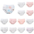 thumbnail image 1 of Ahuyic Girls Panties Girls Boys Underwear Triangular Briefs Playful Breathable Comfortable for Big Girls 130 Pink, 1 of 3