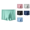 thumbnail image 1 of Ahuyic Mens Boxers Adult Mens Underwear Mid-Rise Boxers Briefs Cool Breathable Trendy Comfortable for Men XL Pink, 1 of 5