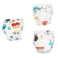 thumbnail image 1 of Ahuyic Toddler Kids Underwear Girls Boys Underwear 3 Months-2 Years Training Pants Flexible Breathable Comfortable for Babies 110 Khaki, 1 of 4