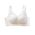 thumbnail image 1 of Summer Akafmk Plus Size Womens Bras,Push Up Bras for Women,Women's Gathering Collection Accessory Breast Adjustment Underwear Lace Bra Breathable Bra White L, 1 of 1