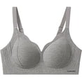 thumbnail image 1 of Summer Akafmk Plus Size Womens Bras,Push Up Bras for Women,Women's Lifting Light And Warm Underwear Fixed Cup Seamless Gathering No Steel Ring Naked And Comfortable Bra Gray M, 1 of 3