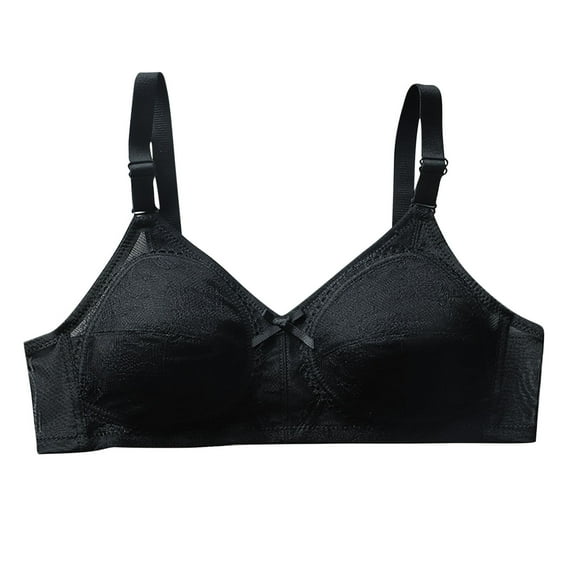 Summer Akafmk Plus Size Womens Bras,Push Up Bras for Women,Women's Solid Color Maternity Sleeping Underwear WIth Underwear Women Daily Bra Black M