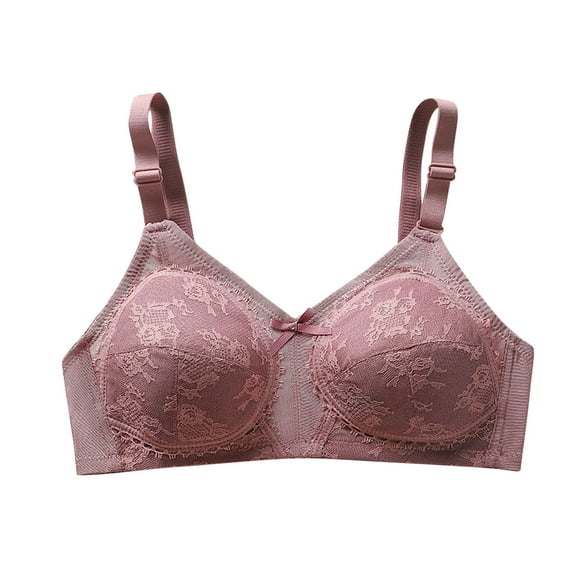 Summer Akafmk Plus Size Womens Bras,Push Up Bras for Women,Women's Solid Color Maternity Sleeping Underwear WIth Underwear Women Daily Bra Pink M