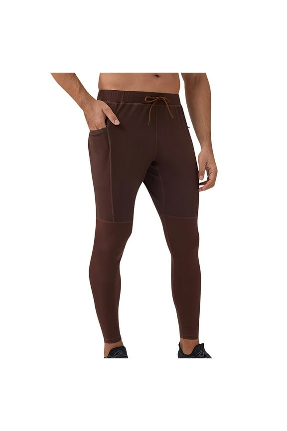 Summer Akafmk Summer Men's Compression Pants Leggings Sports Tights Performance Athletic Baselayer Workout Running