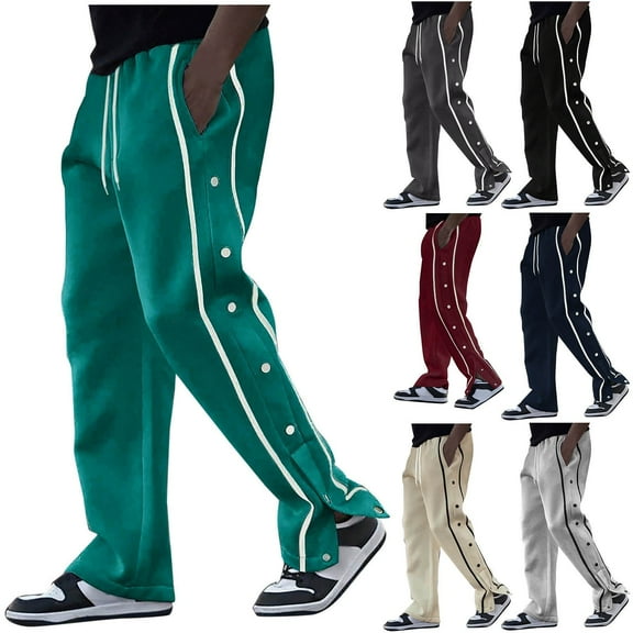 Summer Akafmk Summer Mens Joggers Pants,Workout Pants for Men Sweatpants Solid Color Athletic Pants Traning Track Pants Running Workout Joggers Pants with Pockets