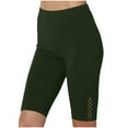 thumbnail image 1 of Summer Akafmk Summer Womens Leggings,Plus Size Womens Yoga Shorts,Women Fashion Casual Solid Color Summer Pants Shorts Drawstring with Pockets Yoga Pants Shorts, 1 of 5