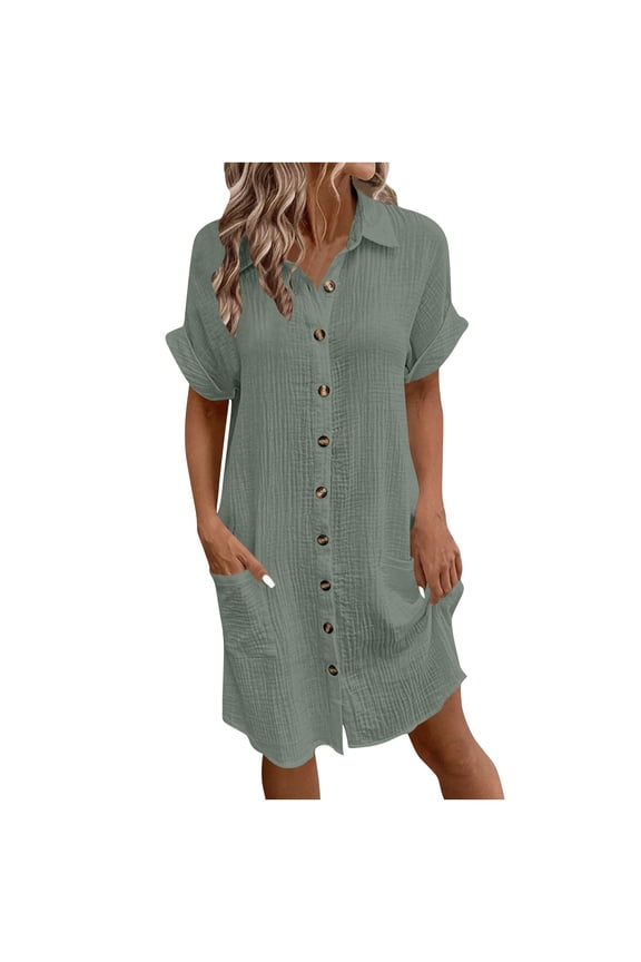 Summer Akafmk Women Maternity Dress,Plus Size Womens Casual Dresses,Ladies' Printed Style Long Sleeved V-neck Dress Loose Fitting Flowy Sundress Beach Dress