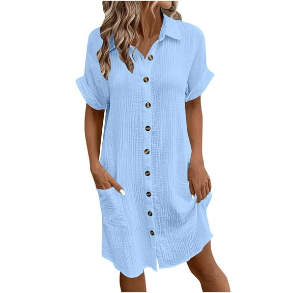 Summer Akafmk Women Maternity Dress,Plus Size Womens Casual Dresses,Ladies' Printed Style Long Sleeved V-neck Dress Loose Fitting Flowy Sundress Beach Dress