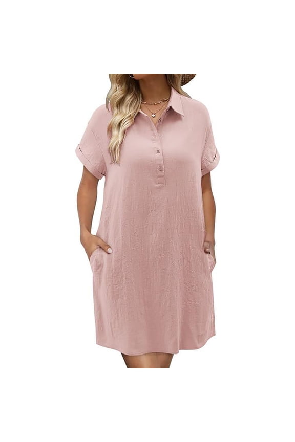 Summer Akafmk Women Maternity Dress,Plus Size Womens Casual Dresses,Women's Striped Sleeveless Round Neck Fitted Mid Short Dress Loose Fitting Flowy Sundress Beach Dress