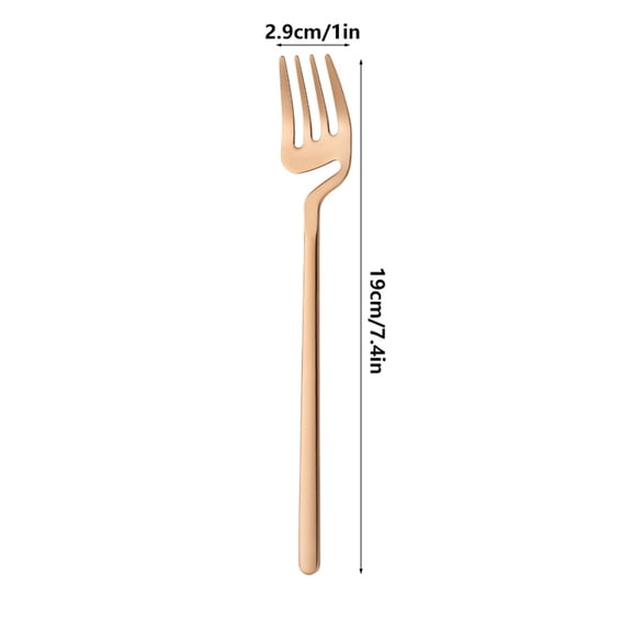 PRETXORVE 304 Stainless Steel Dessert Fork Cake Fork Tableware