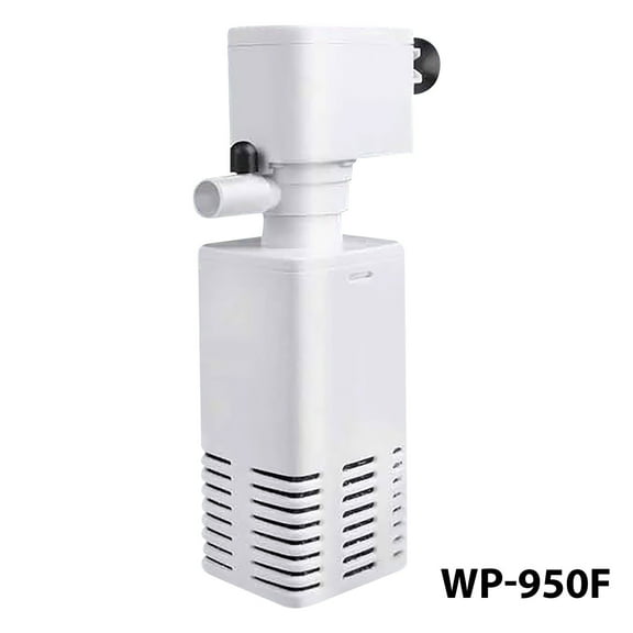 PRETXORVE Fish Tank Filter Three in One Filter Pump Circulation System Small Water Purification Pump Built in Aquarium